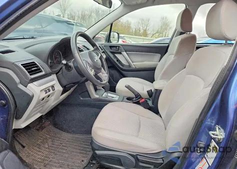2017 Subaru Forester 2.5I z USA, uszkodzony, nr VIN JF2SJAAC8HH441183